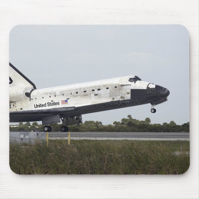Space Shuttle Discovery Touchs runter Mousepad (Vorne)
