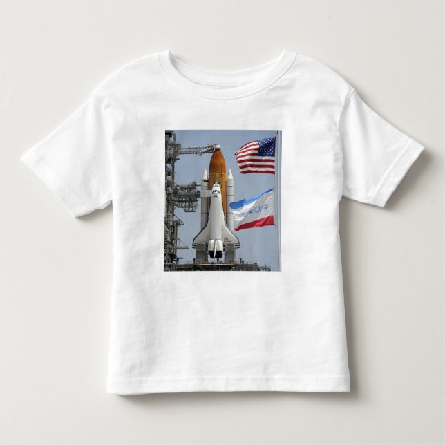 Space Shuttle Endeavor auf dem Launchpad 3 Kleinkind T-shirt (Vorderseite)