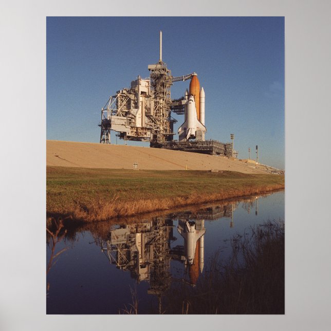 Space Shuttle Endeavor bereitet sich auf den Start Poster (Vorne)