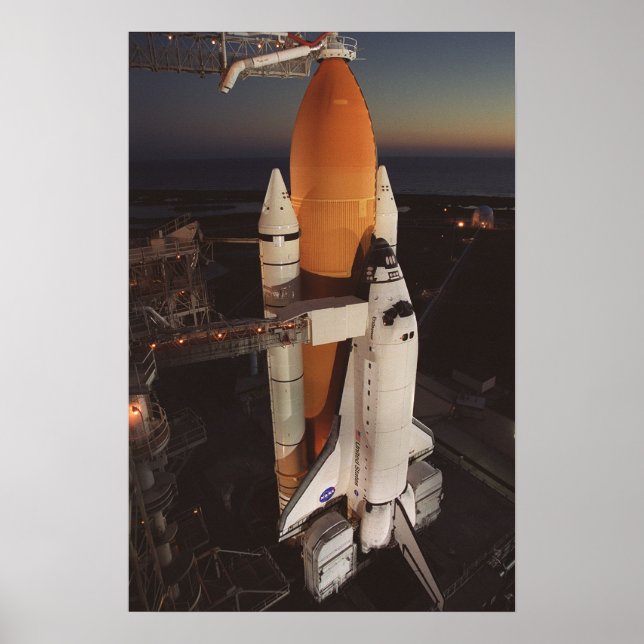 Space Shuttle Endeavor bereitet sich auf den Start Poster (Vorne)