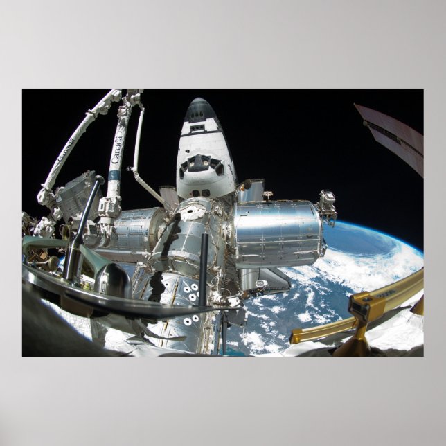 Space Shuttle Endeavor & ISS Poster (Vorne)