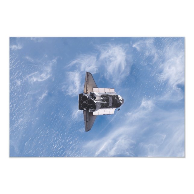 Space Shuttle Endeavour 10 Fotodruck (Vorne)