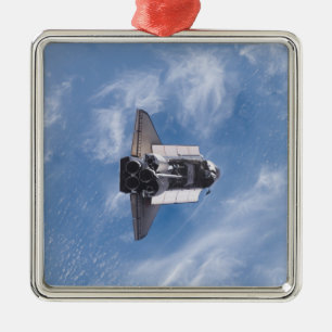 Space Shuttle Endeavour 26 Silbernes Ornament