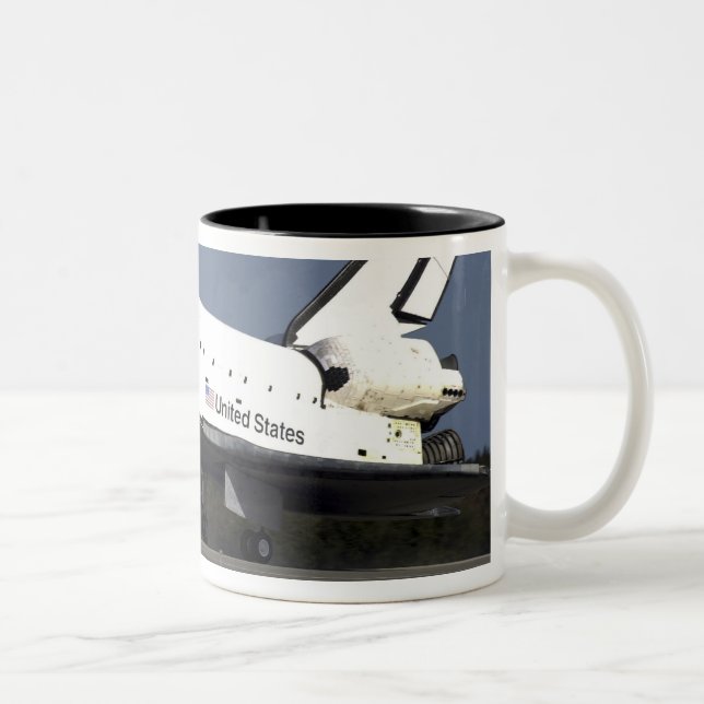 Space Shuttle Endeavour 27 Zweifarbige Tasse (Rechts)