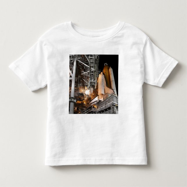 Space Shuttle Endeavour auf der Ladestation Kleinkind T-shirt (Vorderseite)