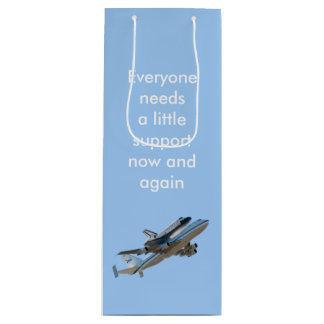 Space Shuttle Endeavour Foto Geschenktüte Für Weinflaschen