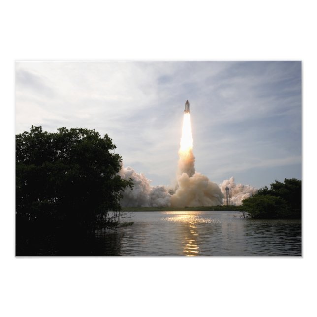 Space Shuttle Endeavour hebt 2 Fotodruck (Vorne)