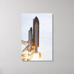 Space Shuttle Endeavour hebt 2 Leinwanddruck