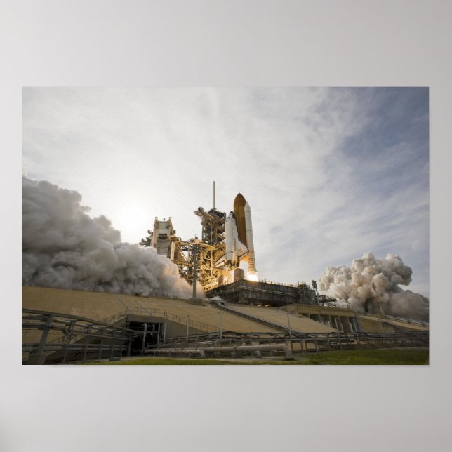 Space Shuttle Endeavour hebt 3 Poster (Vorne)