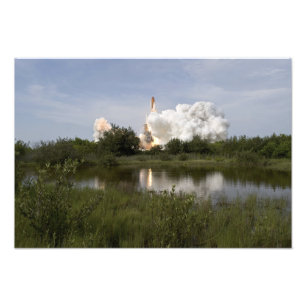 Space Shuttle Endeavour hebt 4 Fotodruck