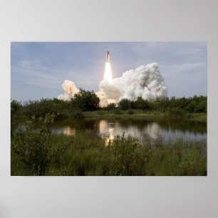 Space Shuttle Endeavour hebt 5 Poster