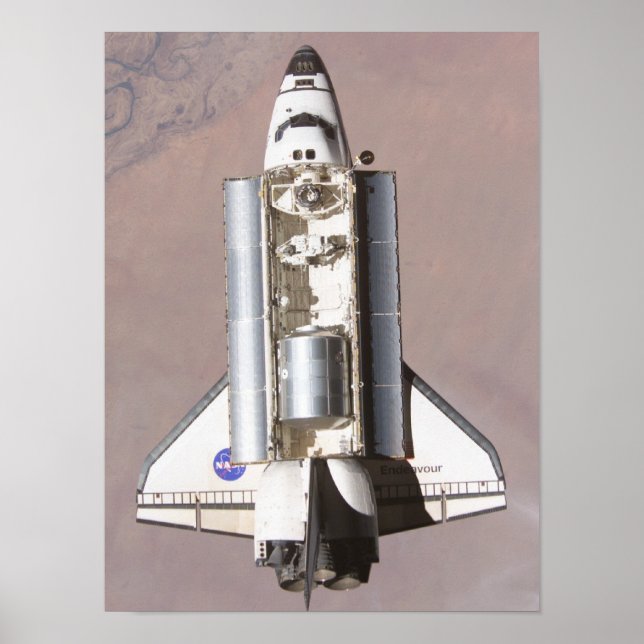 Space Shuttle Endeavour (STS-111) Poster (Vorne)