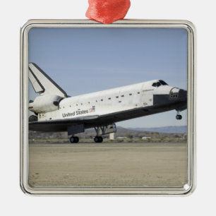 Space Shuttle Endevor's Hauptfahrwerk Ornament Aus Metall