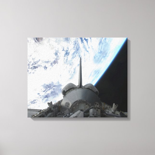 Space Shuttle Endevor's Nutzlastschacht 2 Leinwanddruck (Vorderseite)