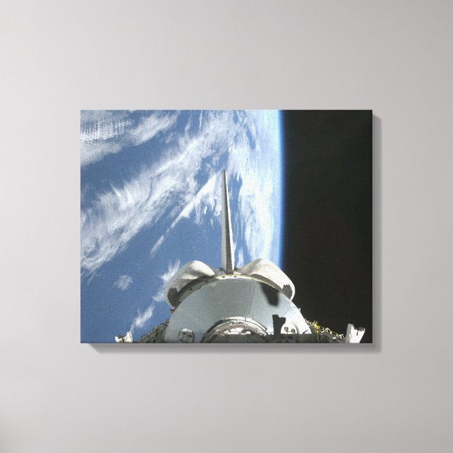 Space Shuttle Endevor's Nutzlastschacht Leinwanddruck (Vorderseite)