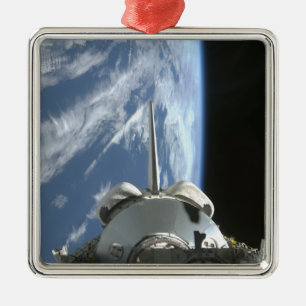 Space Shuttle Endevor's Nutzlastschacht Ornament Aus Metall