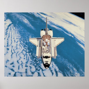 Space Shuttle im Orbit Poster