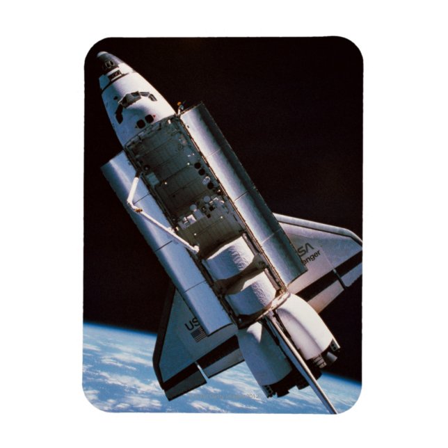 Space Shuttle mit Open Cargo Bay Magnet (Vertikal)