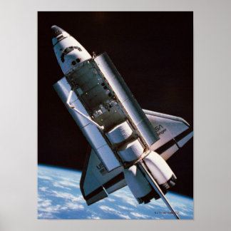 Space Shuttle mit Open Cargo Bay Poster