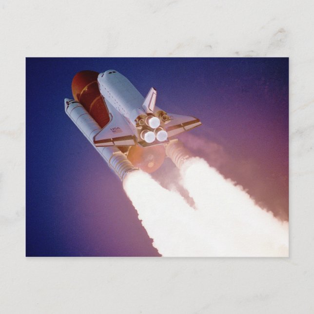 Space Shuttle Postcard Postkarte (Vorderseite)