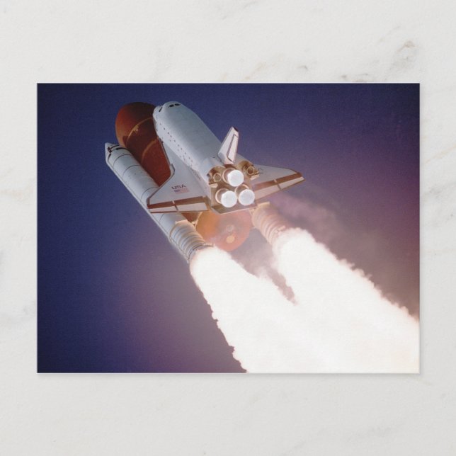 Space Shuttle Postkarte (Vorderseite)