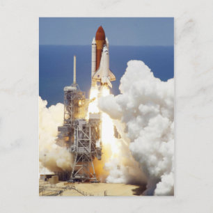 Space Shuttle Postkarte