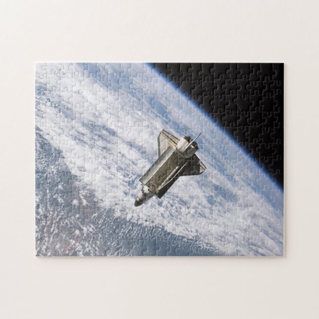 Space Shuttle STS115 Atlantis Undock ISS 2006 Puzzle (Horizontal)