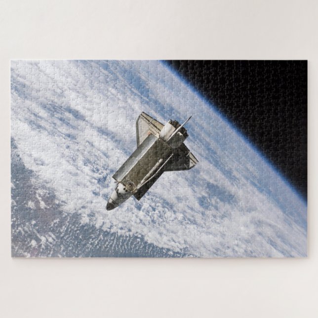 Space Shuttle STS115 Atlantis Undock ISS 2006 Puzzle (Horizontal)