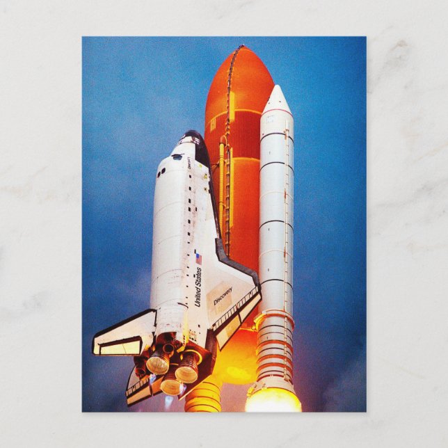 Space Shuttleservice in die Postkarte (Vorderseite)