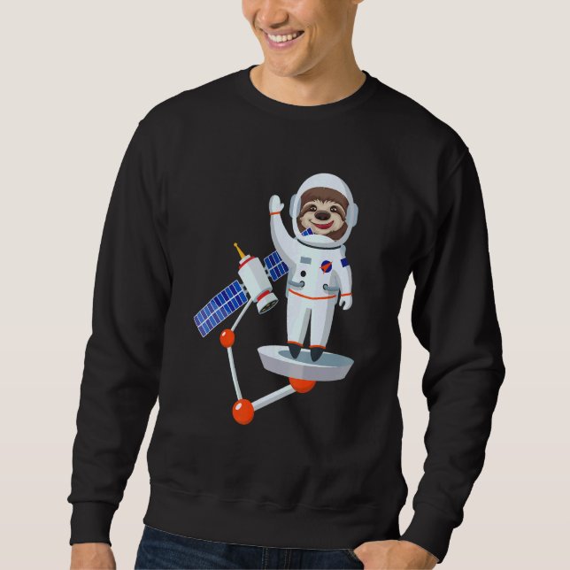 Space sloth tee astonaut pajamas astronaut sloth (Vorderseite)