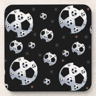 Space Soccer Ball Cork Untersetzer
