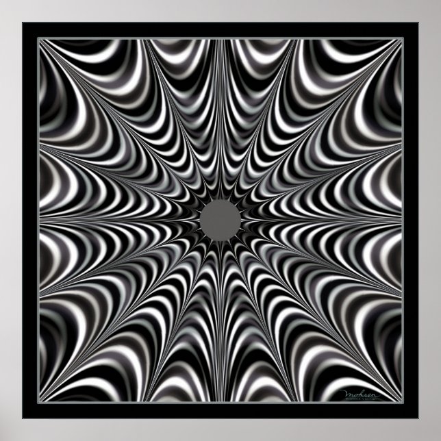 Space Spider Web Poster (Vorne)