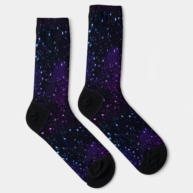 Space Stars Galaxy Nebula Nachhaltige Socken (Rechts)