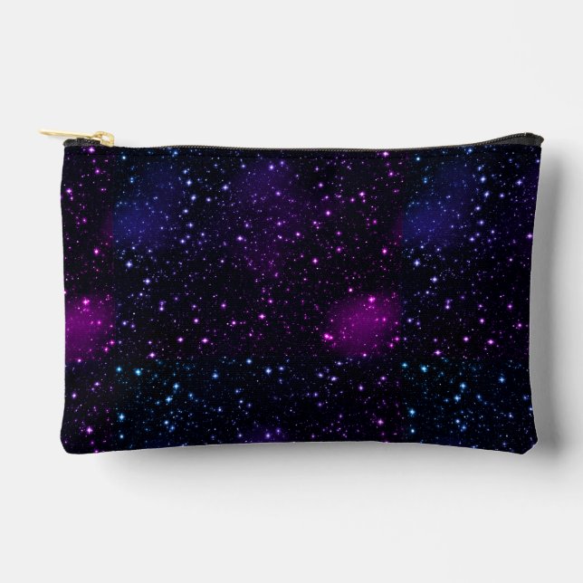 Space Stars Galaxy Nebula Pouch Bag Zubehörtasche (Vorderseite)