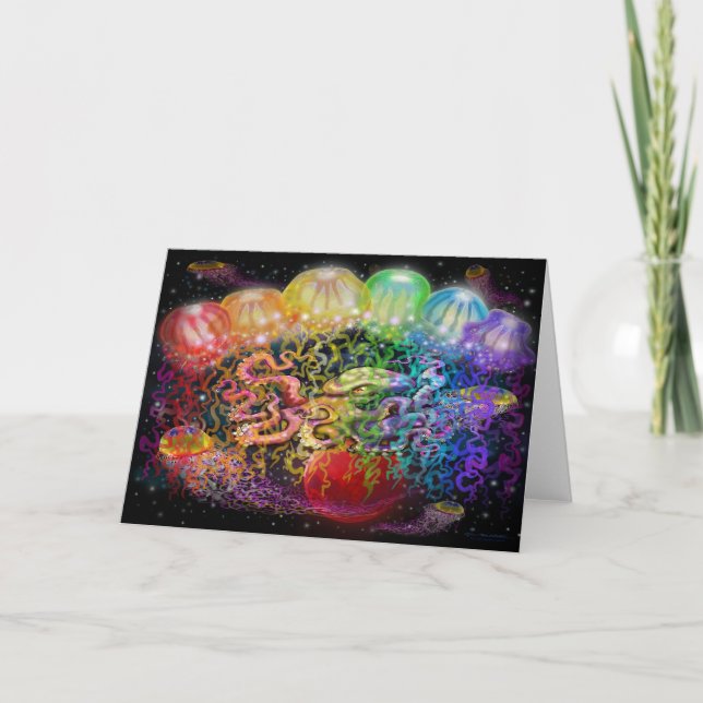 Space Tentacles Karte (Vorderseite)