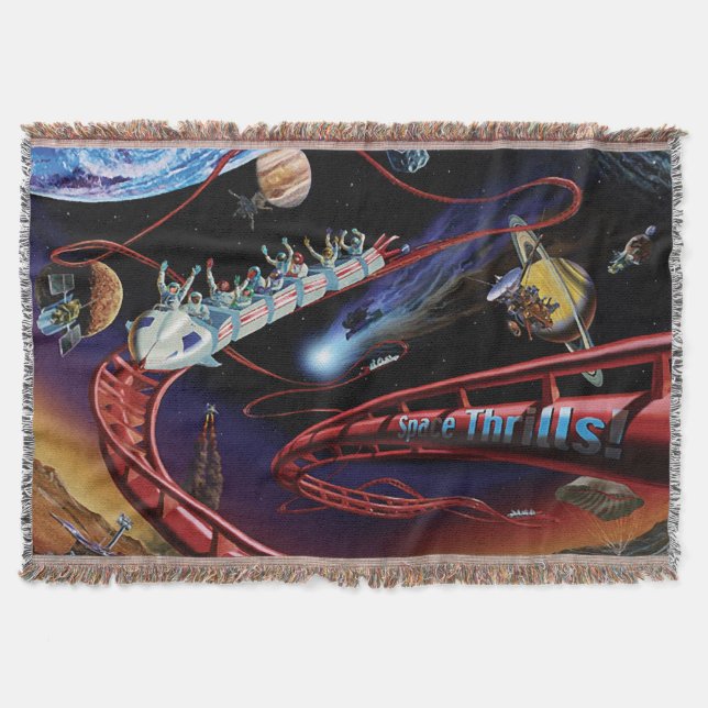 Space Thrills Cosmic Roller Untersetzer Artist Con Decke (Vorderseite)