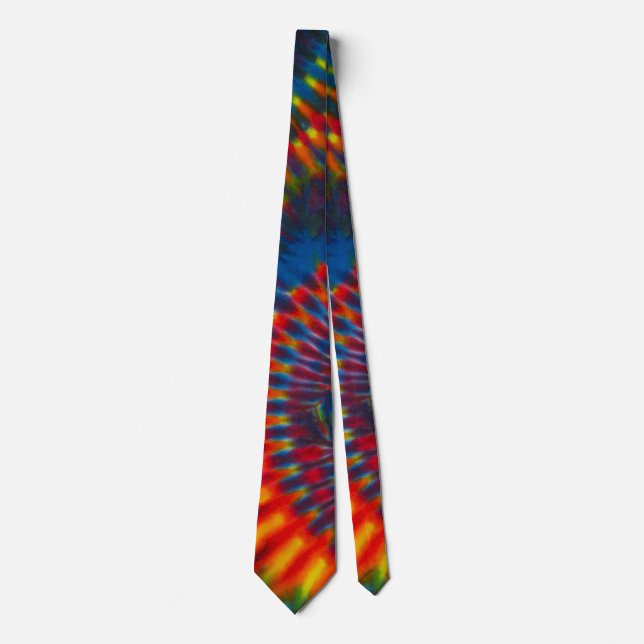 Space Time Continuum Gefärbte Krawatte Necktie (Vorderseite)