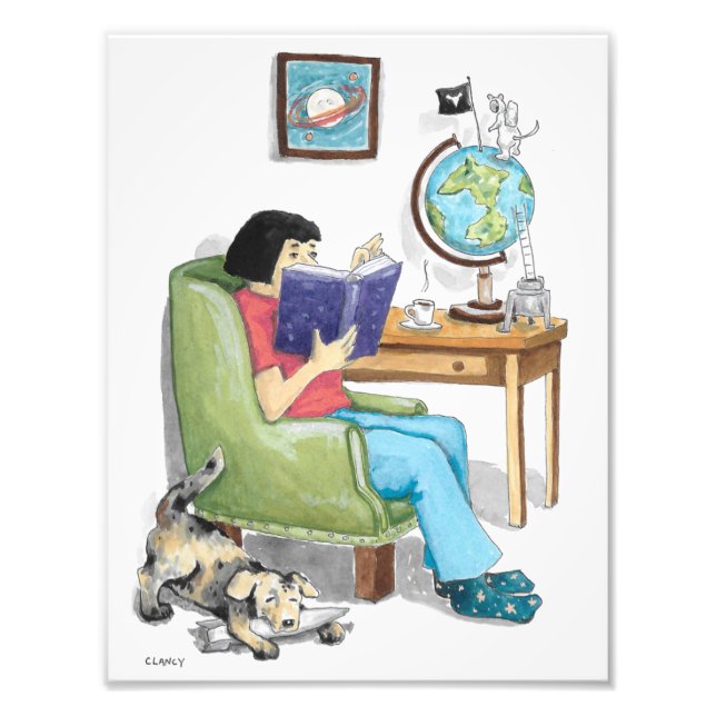 Space Travel Art Print Fotodruck (Vorne)