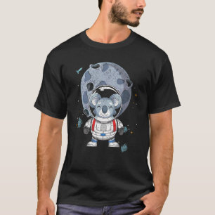 Space Travel Moon Landung Niedlich Aussie Animal A T-Shirt
