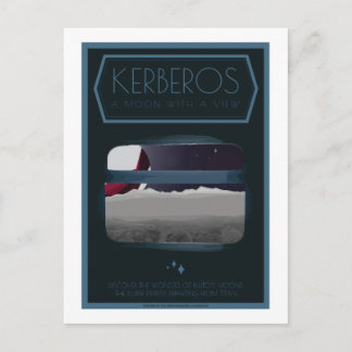 Space Travel Postcard - Kerberos Postkarte