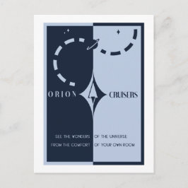 Space Travel Postcard - Orion Cruisers Postkarte