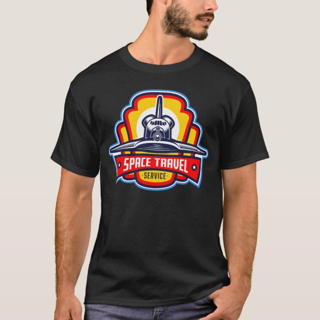 Space Travel Service T - Shirt (Vorderseite)
