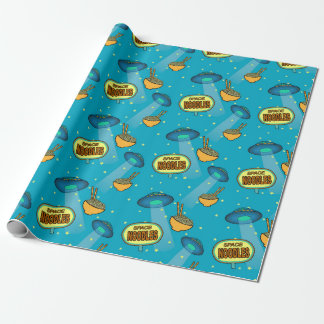 Space Ufo Night Sky Geschenkpapier
