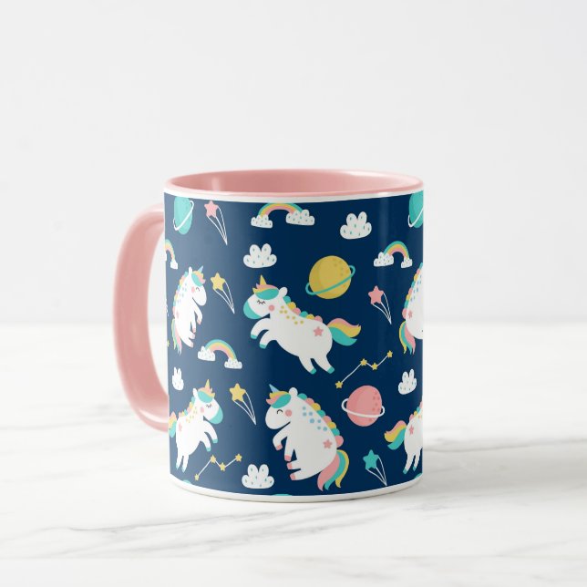 Space Unicorns Tasse (Vorderseite Links)