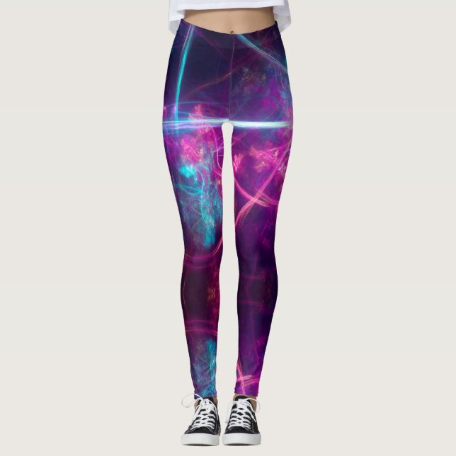 Space Universe - Power Yoga Leggings (Vorderseite)