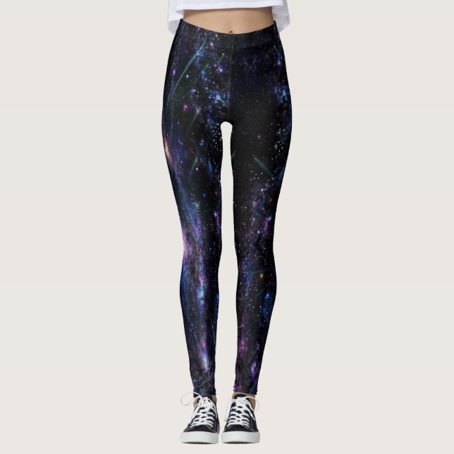 Space Universe - Power Yoga Leggings (Vorderseite)