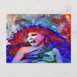 Space Vampire Postkarte