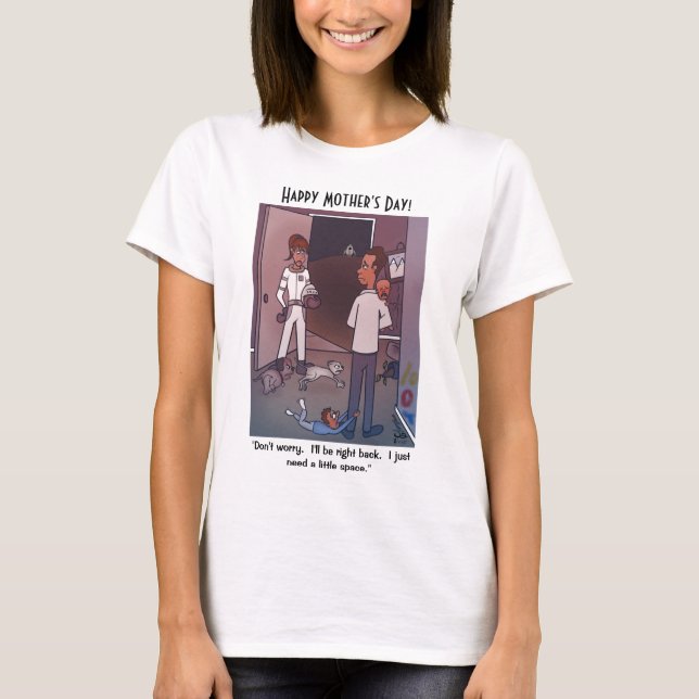 Space White T - Shirt (Vorderseite)