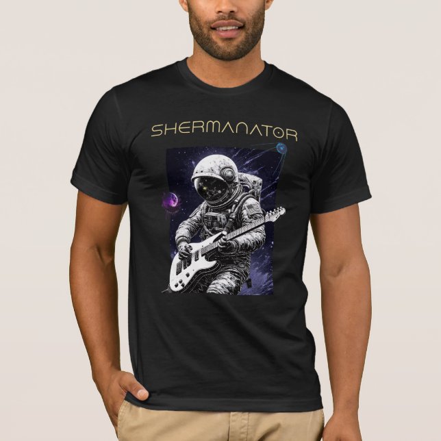 Spaced SHERMANATOR Band T-Shirt (Vorderseite)