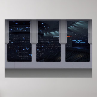 Spacedock-Fenster Poster